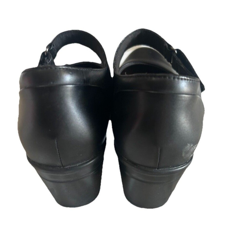 Clarks Women's 8M Emslie Lulin Black Mary Jane Pumps Block Heels Comfort - Picture 7 of 12